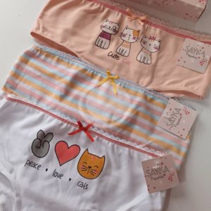 BOMBACHA DE NENA ALG/LYCRA ESTAMPADA. (T.4 AL 14)