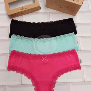 CULOTTE LESS ALG/LYCRA CON PUNTILLA