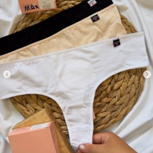 CULOTTE LESS ALG/LYCRA BASICO MAX PACK X3