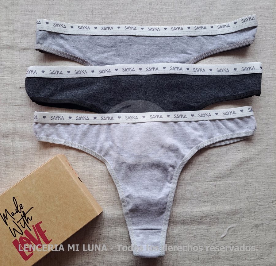 SAYKA Colaless alg/lycra c/elastico personalizado