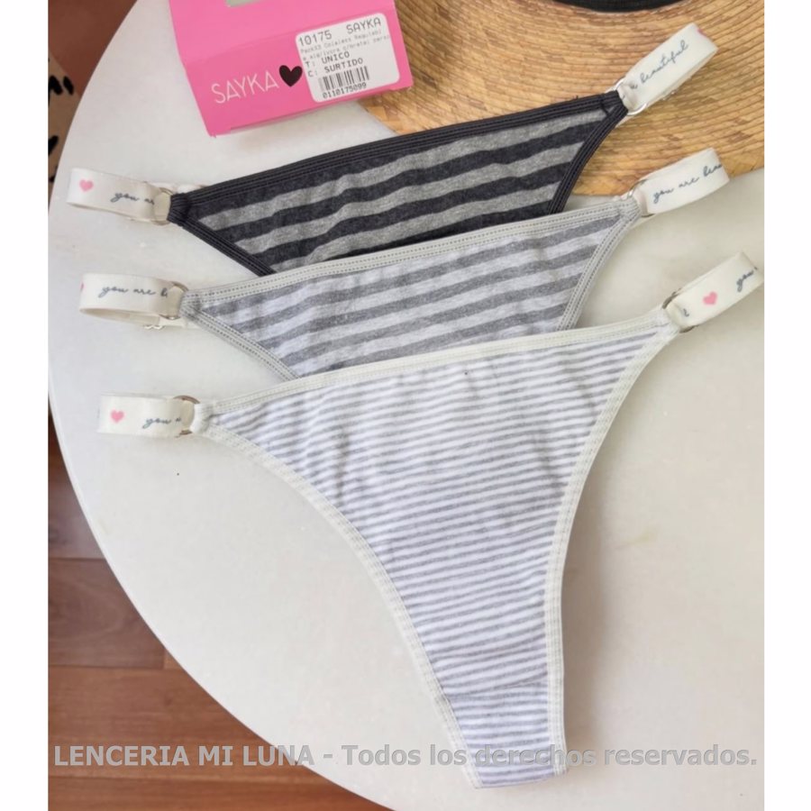 SAYKA Colaless alg/lyc c/bretel regulable personalizado