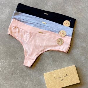 CULOTTE LESS ALG/LYCRA C/CINTURA PACK X3