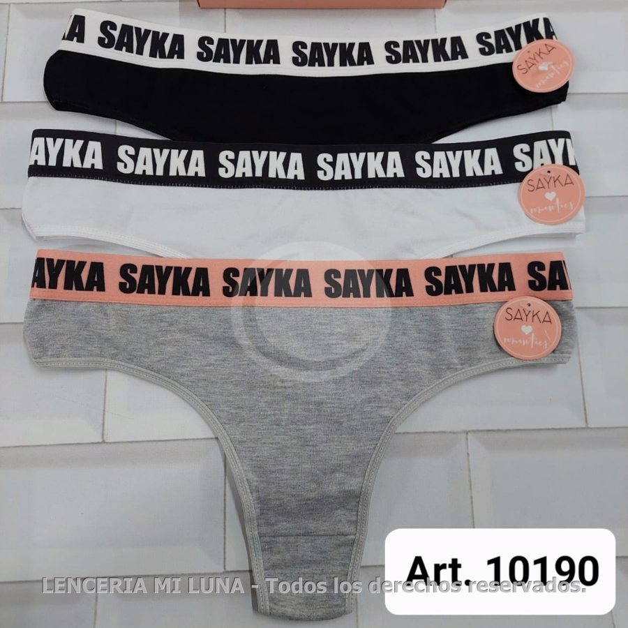 COLALESS ALG/LYCRA DEPORTIVO C/ELASTICO PERSONALIZADO PACK X3