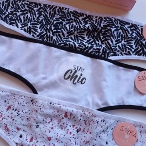 CULOTTE LESS ALG/LYCRA ESTAMPADA PACK X3