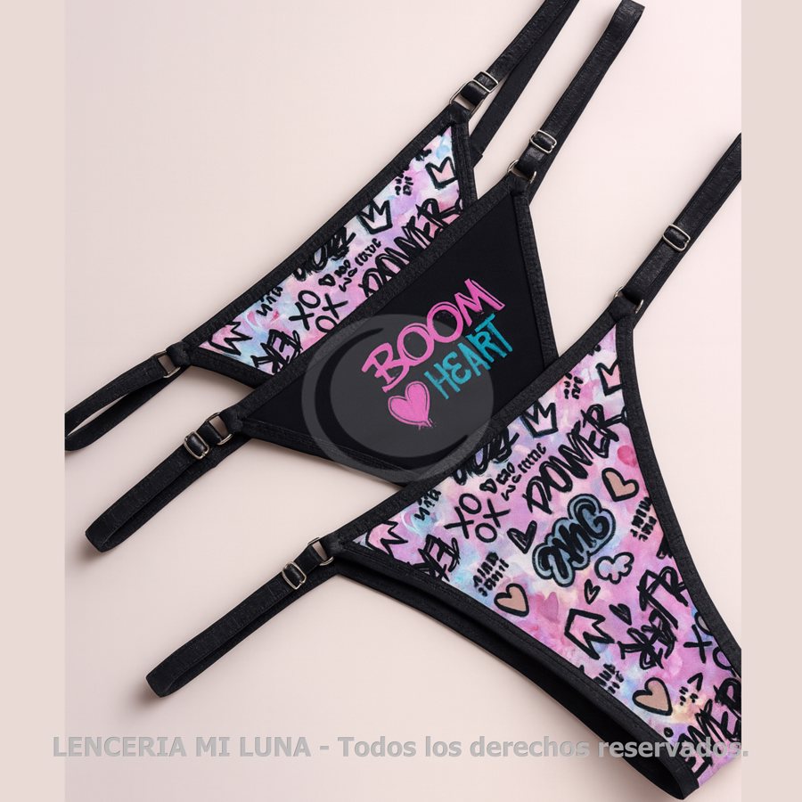 SAYKA Colaless alg/lyc estampada c/bretel regulable