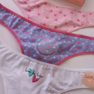 COLALESS ALG/LYCRA ESTAMPADA MAX PACK X3
