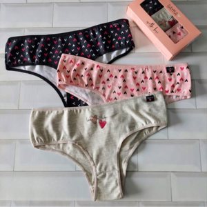 SAYKA Culotte clasico alg/lyc estampado corazones