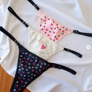 COLALESS ALG/LYCRA ESTAMPADO CORAZONESC/BRETEL REGULABLE