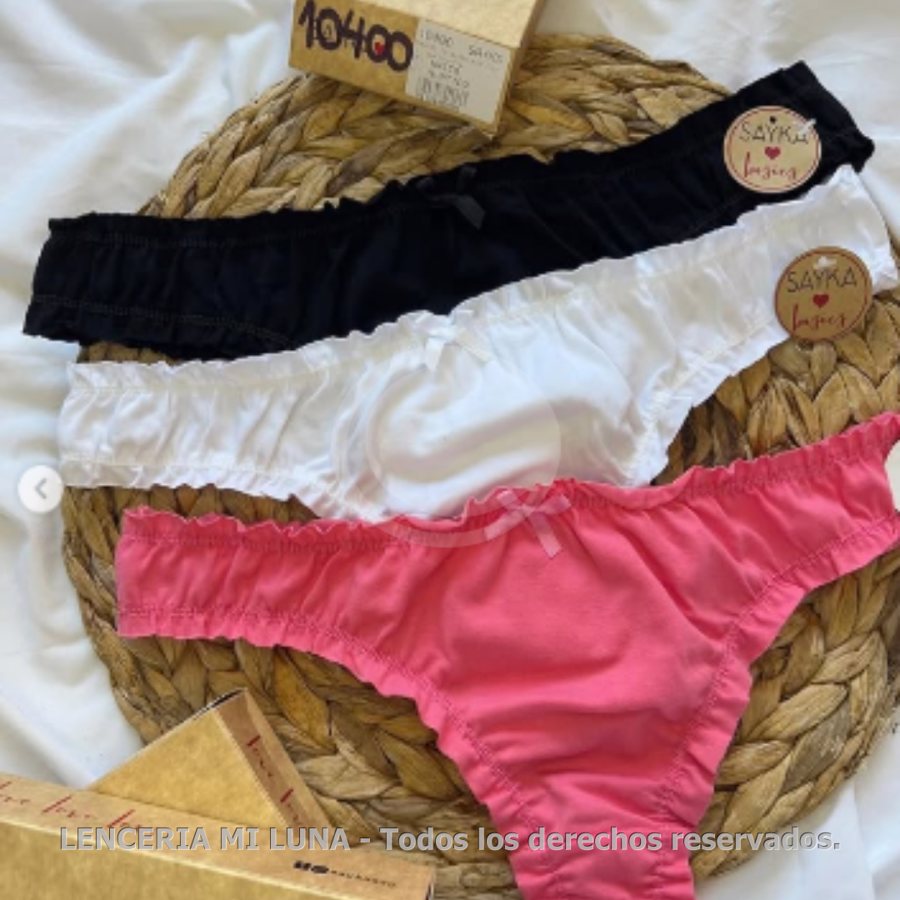 COLALESS ALG/LYCRA LISA FRU FRU PACK X3