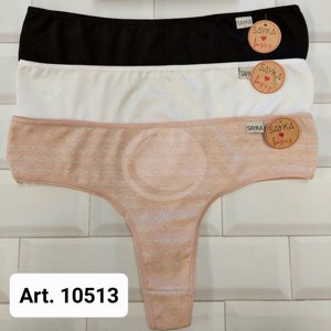 CULOTTE LESS MICROFIBRA DESAGUJADA  PACK X3