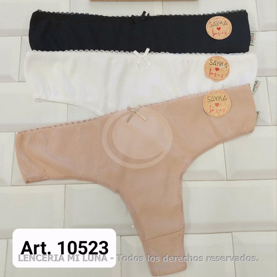 CULOTTE LESS MICROFIBRA MORLEY PACK X3