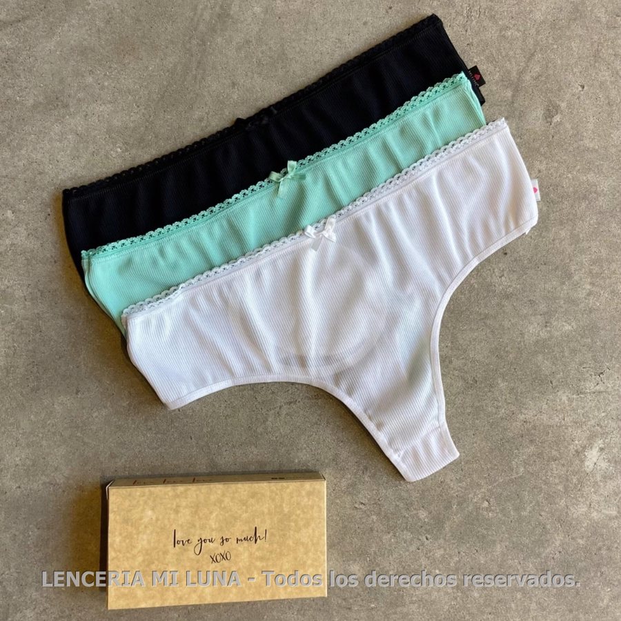 CULOTTE LESS MICROFIBRA MORLEY MAX PACK X3