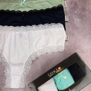 CULOTTE LESS  MICROFIBRA C/PUNTILLA PACK X3