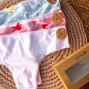 CULOTTE LESS MICROFIBRA ESTAMPADA PACK X3