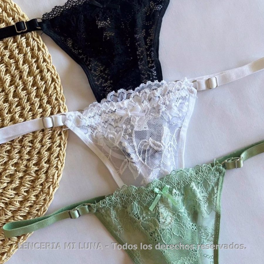 COLALESS ENCAJE C/BRETEL REGULABLE PACK X3