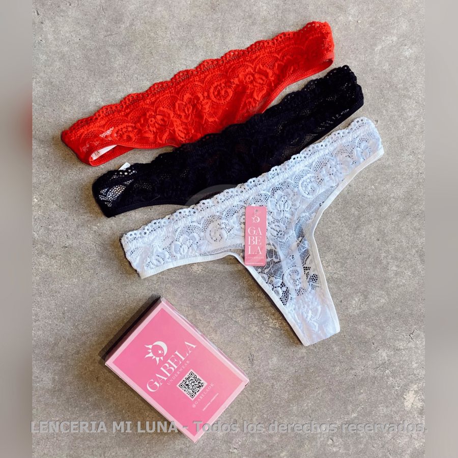GABELA 1350 - PACK X 3 COLALESS DE PUNTILLA.