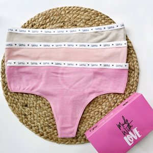 SAYKA DOCENA Culotte less alg/lyc c/elastico personalizado