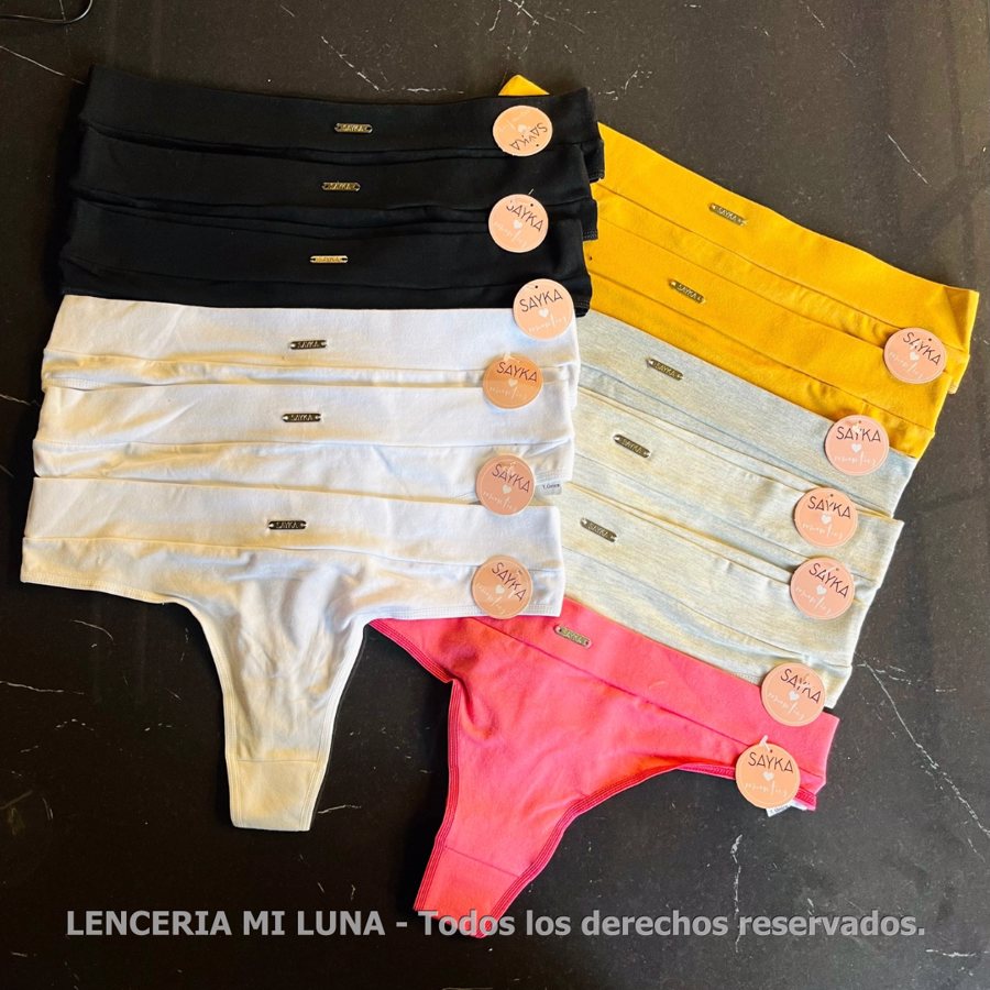 SAYKA DOCENA COLALESS ALG/LYC C/CINTURA