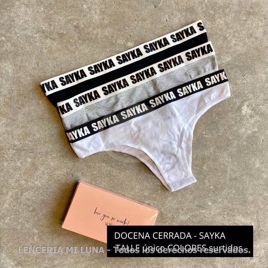 DOCENA VEDETINA ALG/LYCRA DEPORTIVO C/ELASTICO PERSONALIZADO