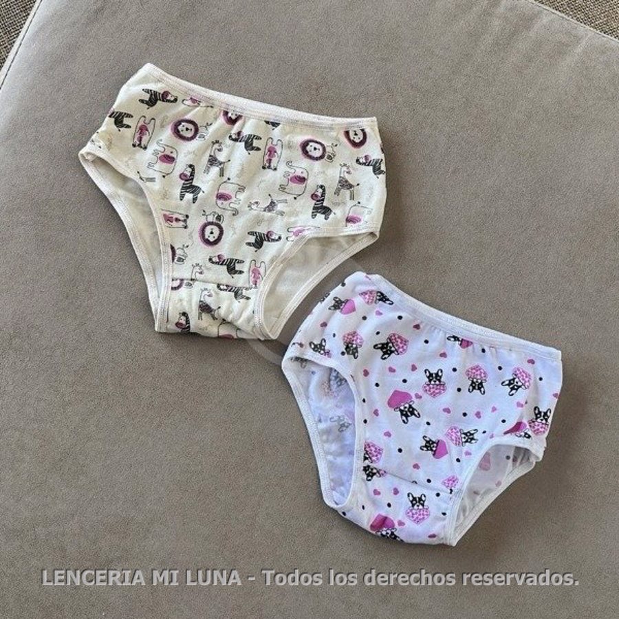 MERAKI PACK X2 BOMBACHAS DE NENA ESTAMPA SURTIDAS