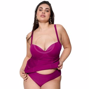 YAMIEL tankini lisa taza soft con arco y vedetina