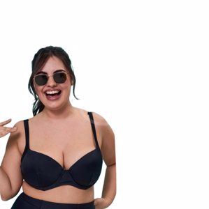 YAMIEL corpiño liso soft con arco y base