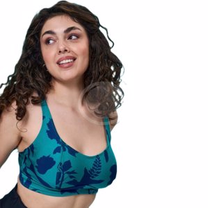 YAMIEL corpiño tipo top estampado