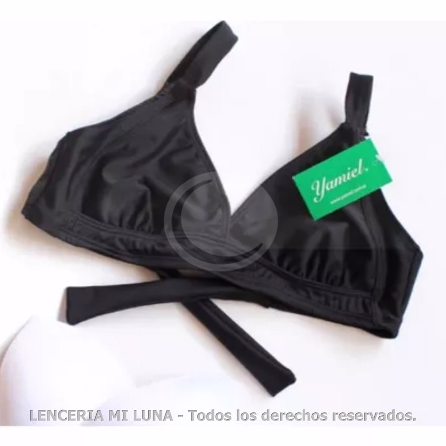 YAMIEL 2363 - MALLA CORPIÑO HOLTER LISO - T ESPECIAL