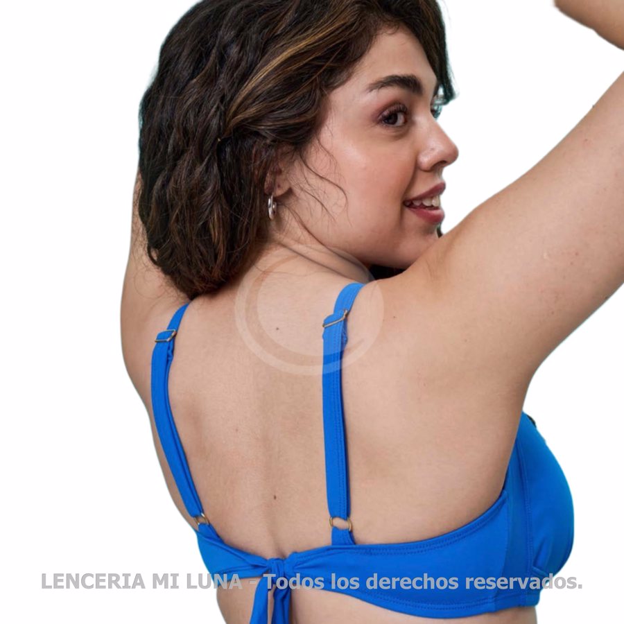 YAMIEL corpiño holter liso con taza desmontable