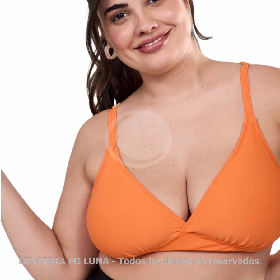 YAMIEL corpiño holter liso con taza desmontable