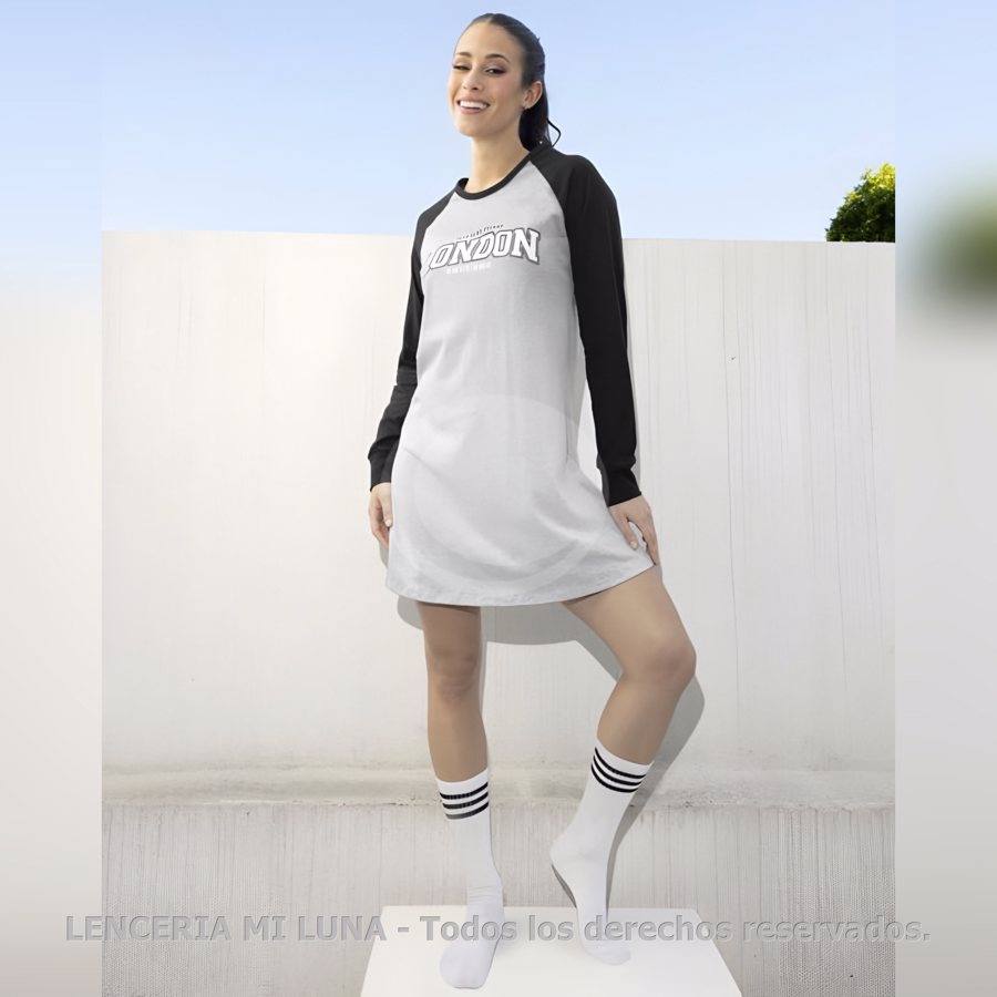 LENCATEX Camisón maternal de jersey - London