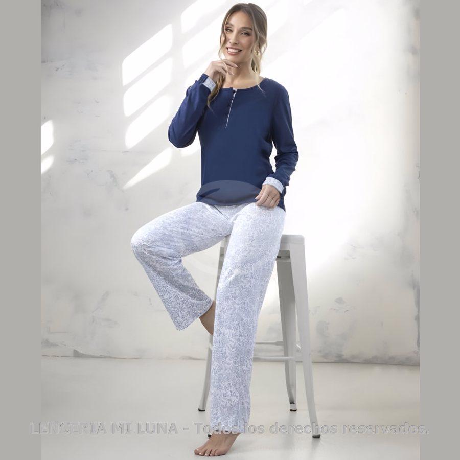 LENCATEX Pïjama de jersey - Línea Floral