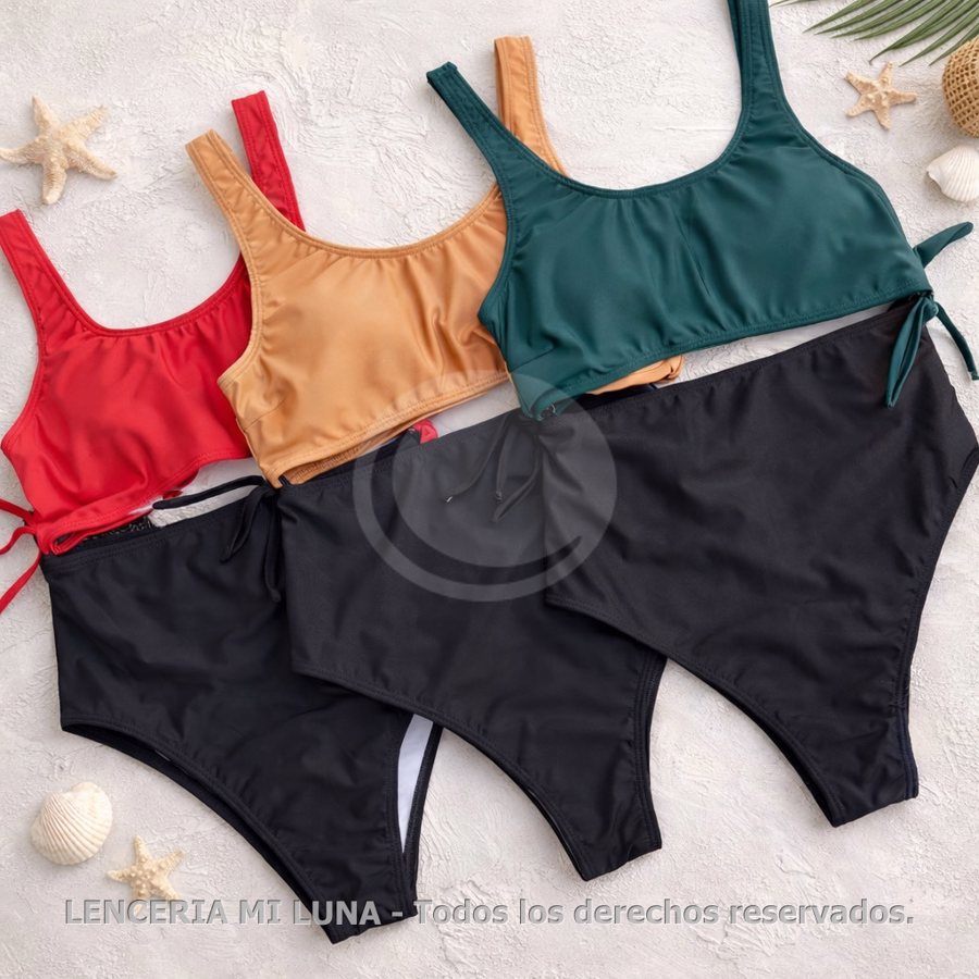 MI LUNA Malla entera, opcion 2 partes - Vedetina simil less*