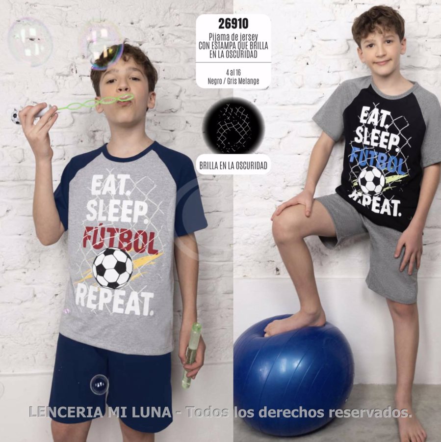 LENCATEX Pijama con casaca de jersey - Línea Futbol