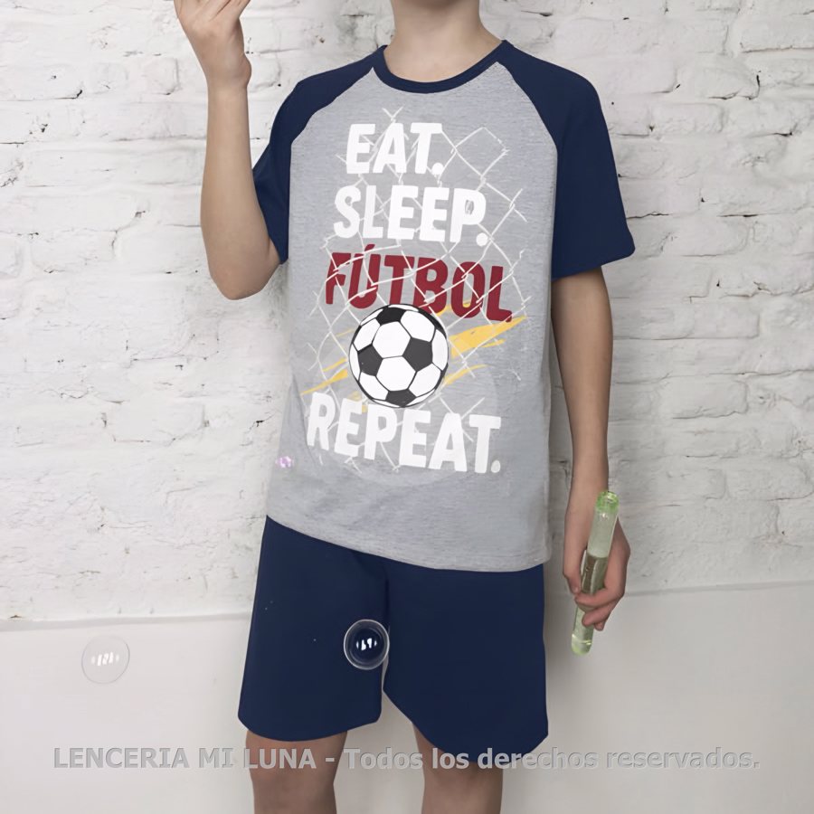 LENCATEX Pijama con casaca de jersey - Línea Futbol