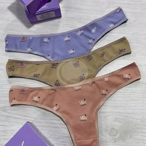 MERAKI Cola less Algodon estampada Pack x 3