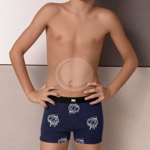 BAKHOU BOXER DE NIÑO ALGODÓN Y LYCRA. ESTAMPADO CALAVERA