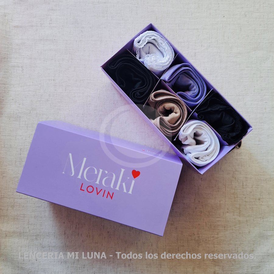 MERAKI Pack x6 colaless surtidas