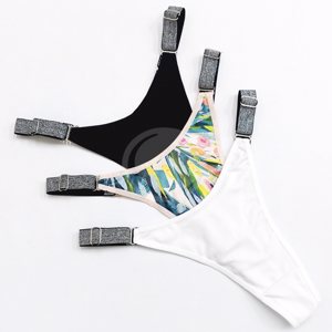 VINTAGE Pack X3 Colaless Regulable MICROFIBRA ESTAMPADA CON ELÁSTICO ANCHO LUREX