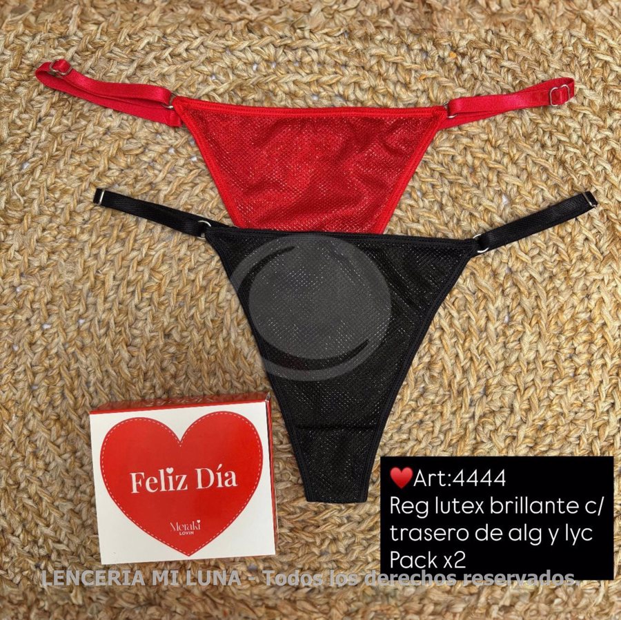 MERAKI Regulable lurex brillante PACK X2 - CAPSULA SAN VALENTIN