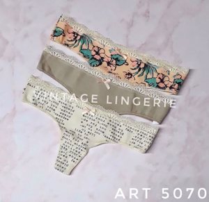 VINTAGE 5070 - COULOTTELESS DE ALG Y LYC ESTAMPADA PACK X3 - EST SURTIDO