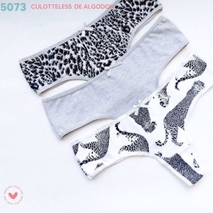 VINTAGE 5073 - COULLOTTELESS DE ALG Y LYC ESTAMPADO ENVIVADO PACK X3 - EST VARIOS