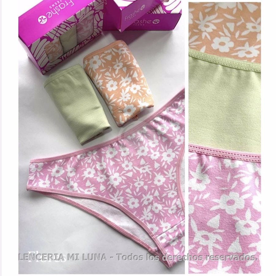 FRASHE VEDETINA DE ALGODON ESTAMPADA “ CUTE” PAPCK X3