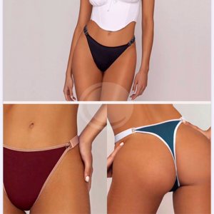 BRIGITTE 618 - REGULABLE C/ELASTICO PERSONALIZ GANCHOS PLASTICOS. PACK X3