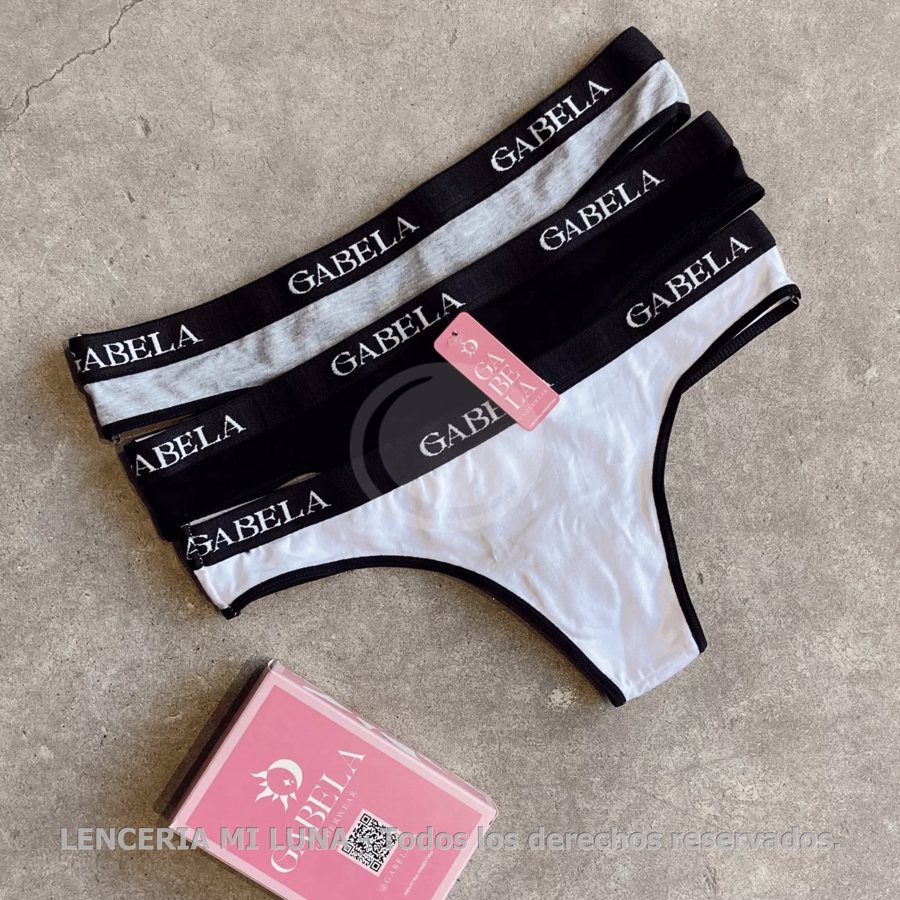 GABELA Pack x3 colaless alg y lyc c/elastico personalizado