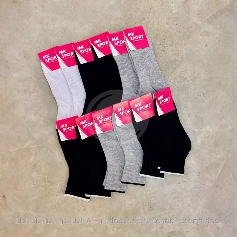 MK SOQUETE DE DAMA ALTO DEPORTIVO