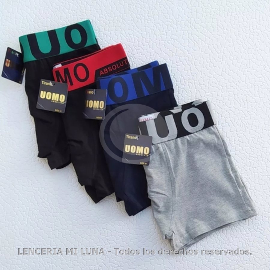 UOMO DOCENA CERRADA BOXER LISOS
