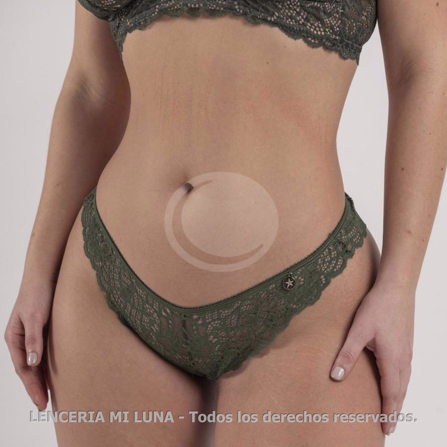 DOLCISIMA 89902B - VEDETINA EN V PUNTILLA ERICE