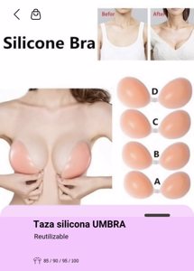 UN BRA Taza Silicona Reutilizable