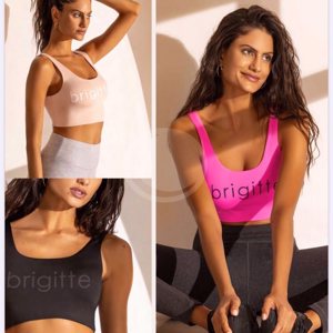 BRIGITTE B50 - TOP DE MICROFIBRA ESTAMPADA CON ALGODÓN INTERNO